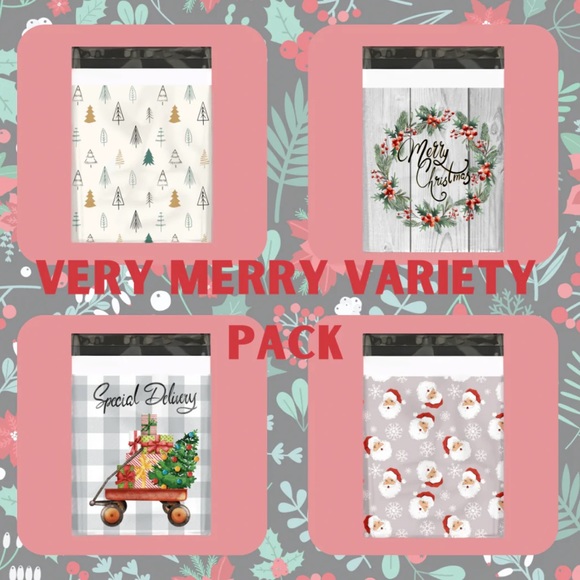 Other - Very Merry 40 Pack 10x13 Poly Mailers Shipping Envelopes PRICE IS…